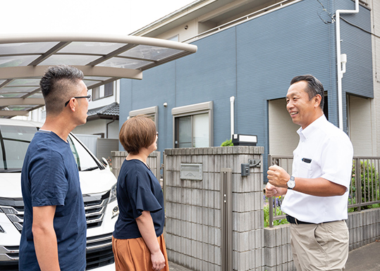 「初めてでも安心。わかりやすい説明と相談体制」イメージ画像