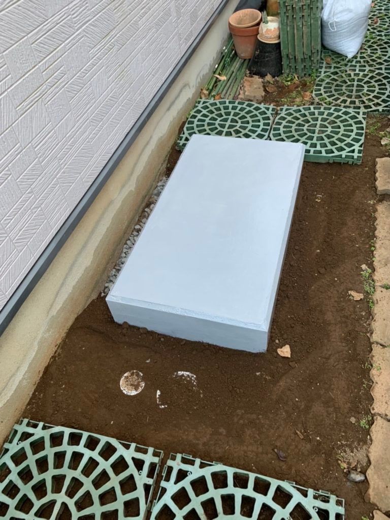 茨城県　土浦市　蓄電池　太陽光発電　自社施工　蓄電池設置工事始まりました！